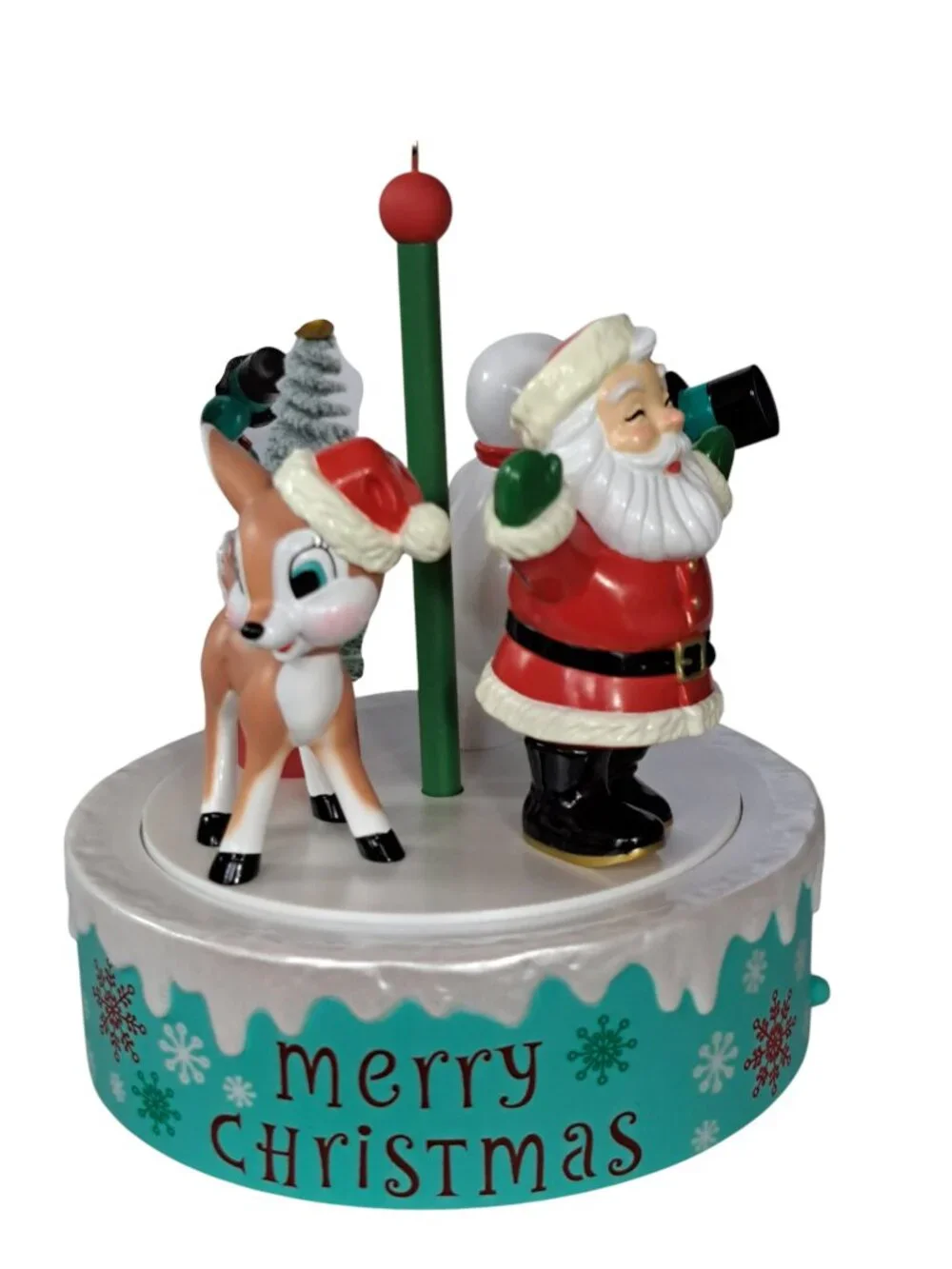 Hallmark Keepsake - Nostalgic Noel - Retro Santa Claus, Rudolph & Frosty - 2023